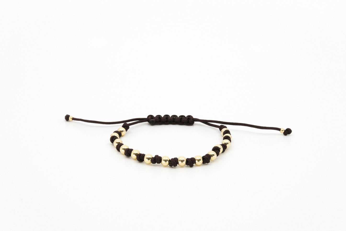 Gold Beaded Bracelet 14k Gold